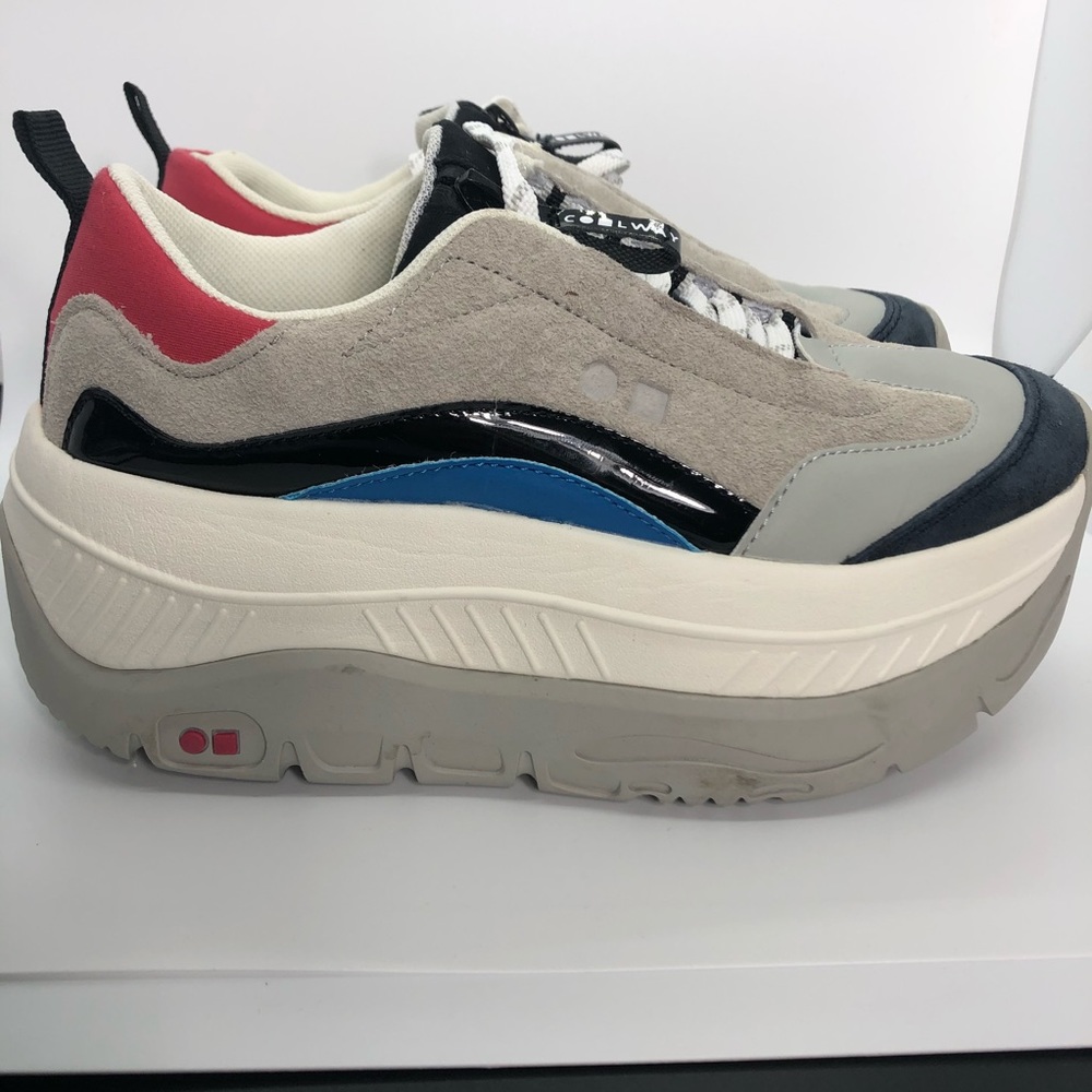 Coolway x Free People platform sneakers beige